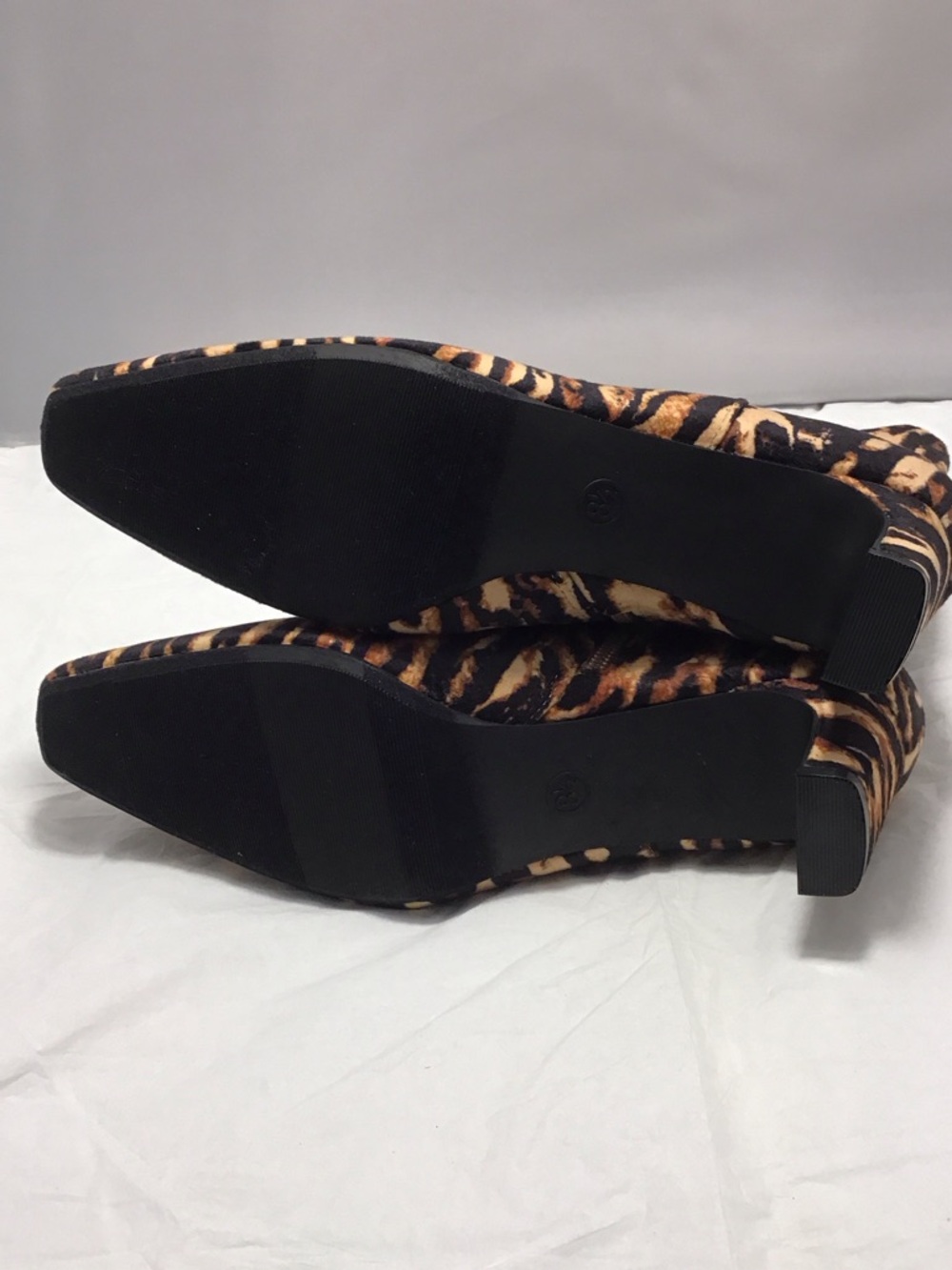 A New Day Women’s Leopard-Print Ankle Boots in Tan/Black - Picture 9 of 11